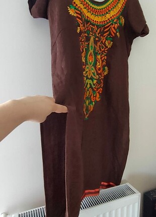 Zara Nakış işlemeli etnik elbise