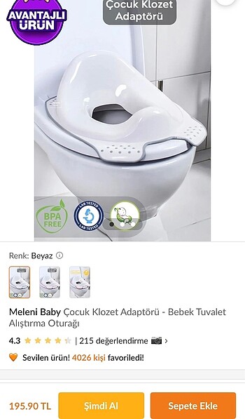 Diğer Bebek klozet oturağı