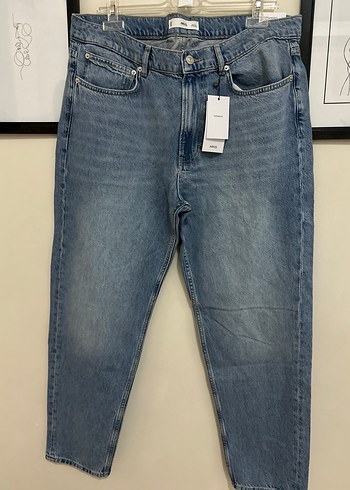 Mango Erkek denim pantolon - Görsel 7