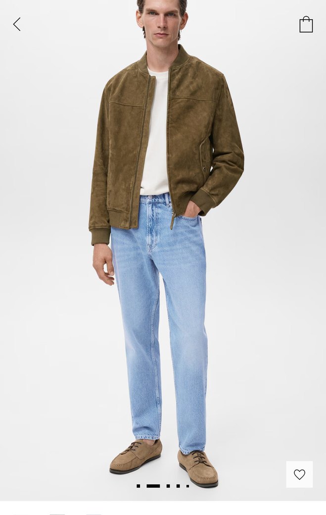 Mango Erkek denim pantolon - Görsel 2