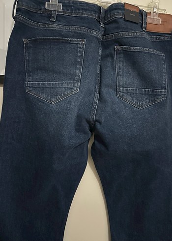 Erkek Lacivert Denim Pantolon - Görsel 11