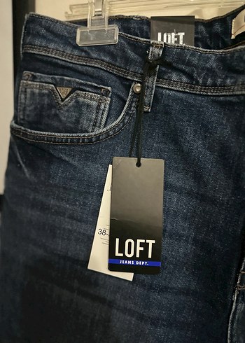 Erkek Lacivert Denim Pantolon - Görsel 8