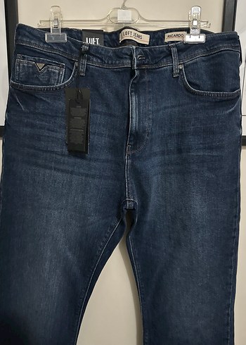 Erkek Lacivert Denim Pantolon - Görsel 6