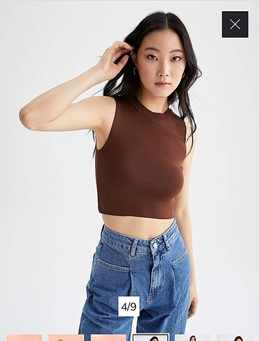 Defacto Triko crop