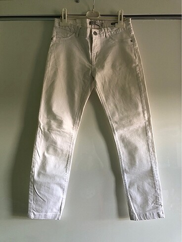 Bershka beyaz pantolon jean