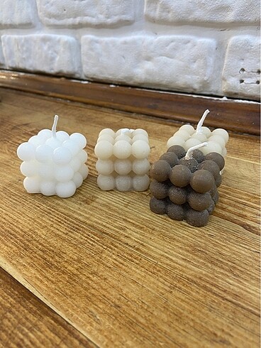  Beden çeşitli Renk Bubble kokulu mum