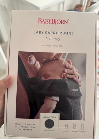 Gri BabyBjörn Bebek Taşıyıcı - Görsel 4