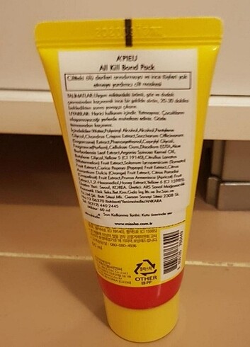 MISSHA A'PIEU All Kill Bond Pack MASK - Görsel 2