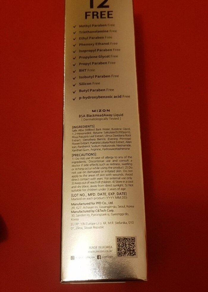 MİZON BSA Blackhead Away Liquid - Görsel 3