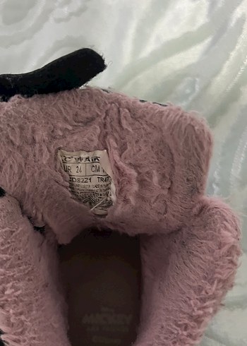 Kız Çocuk Siyah Kürklü Minnie Mouse Bot - Görsel 3