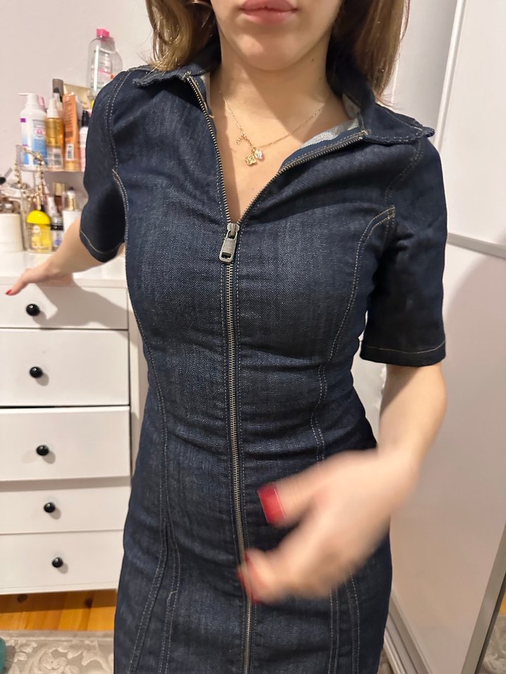 Zara kot elbise - Görsel 2