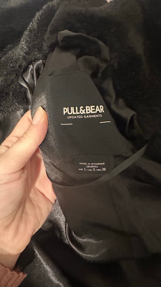 Pull and bear kürk - Görsel 2