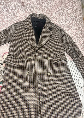 Pull bear ekose kaban - Görsel 3