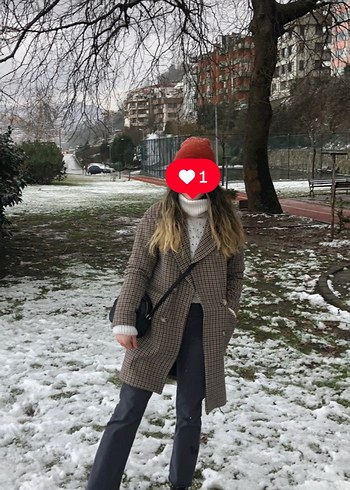 Pull bear ekose kaban - Görsel 2