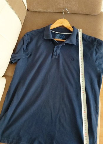 xl Beden mavi Renk Erkek Lacivert Denim Polo Tişört