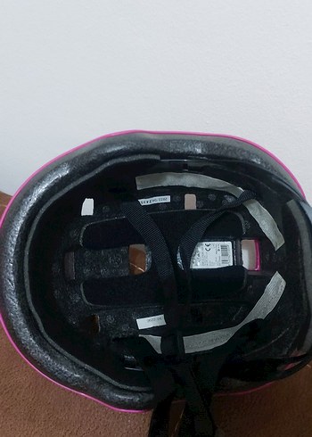 Pembe Biker Stili Motosiklet kaykay scooter Kaskı - Görsel 3