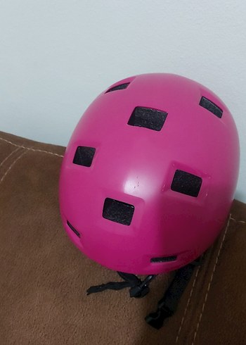 Pembe Biker Stili Motosiklet kaykay scooter Kaskı - Görsel 5