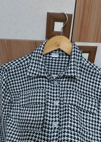 Düğmeli Uzun Kollu Kız Çocuk Gömlek - Görsel 3