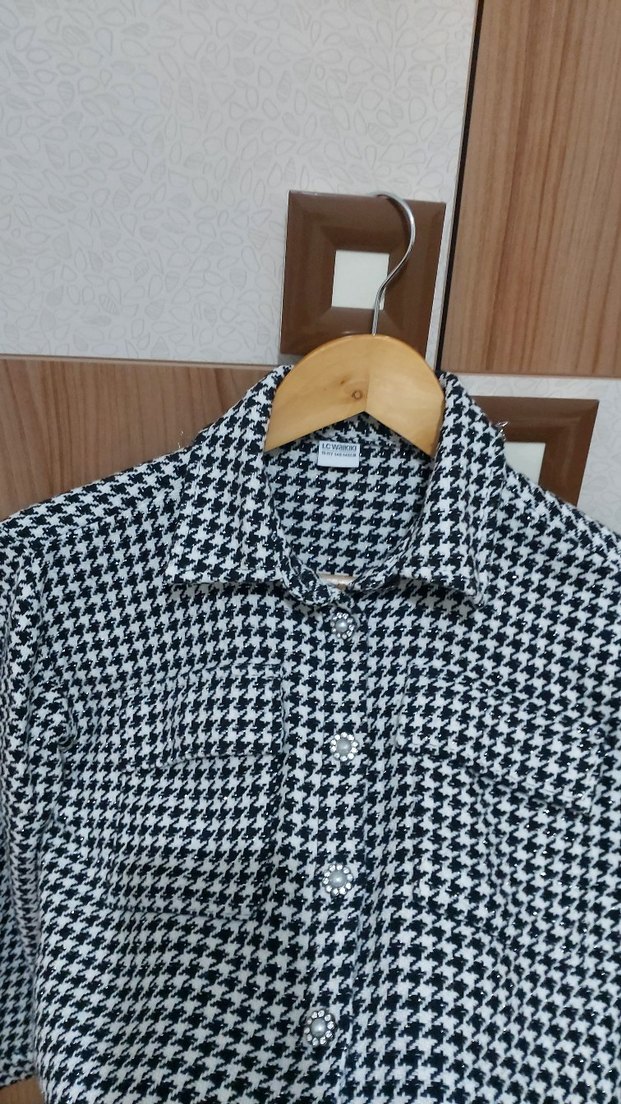 Düğmeli Uzun Kollu Kız Çocuk Gömlek - Görsel 3