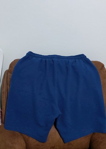 Erkek Mavi Rahat Kesim Midi Şort - Görsel 2