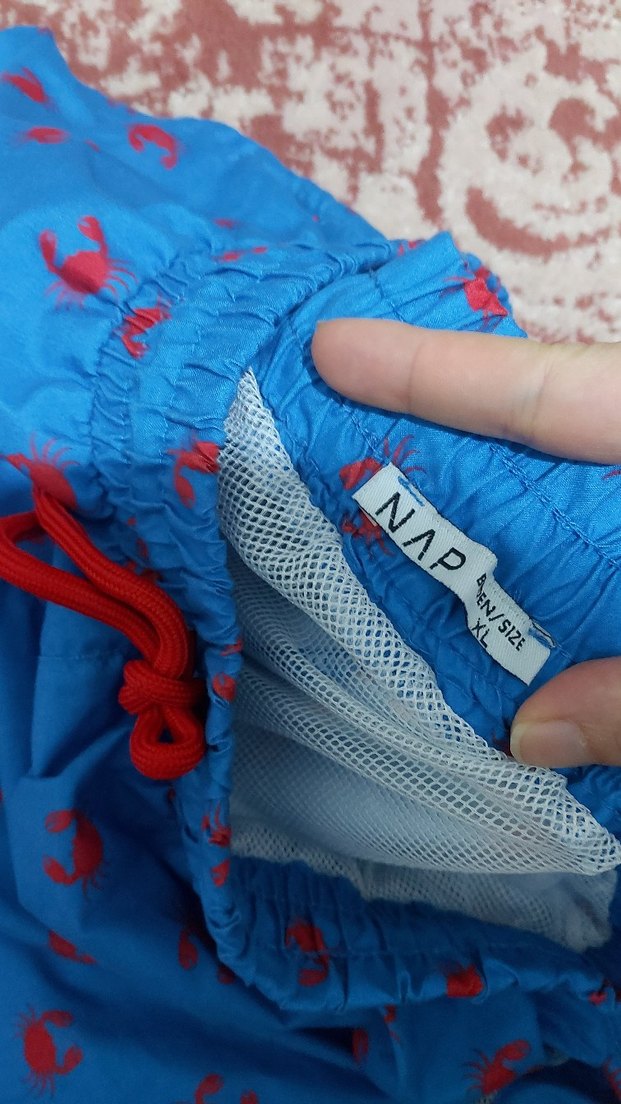 Mavi Mini Erkek Deniz Şortu - Görsel 5