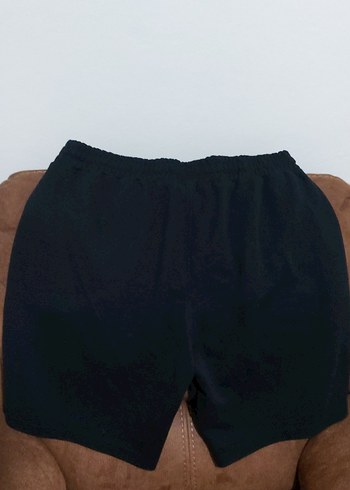 Siyah Rahat Kesim Erkek Şort - Görsel 2