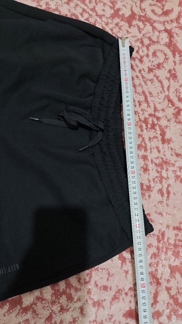 Siyah Rahat Kesim Erkek Şort - Görsel 4