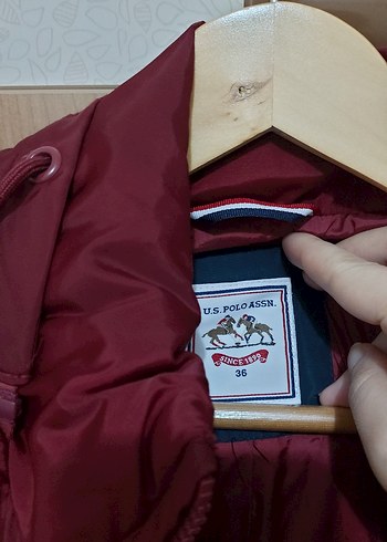 Bordo Kadın Midi Kışlık Ceket - Görsel 3