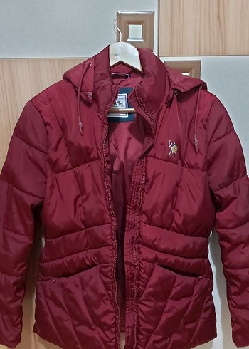 Bordo Kadın Midi Kışlık Ceket - Görsel 2