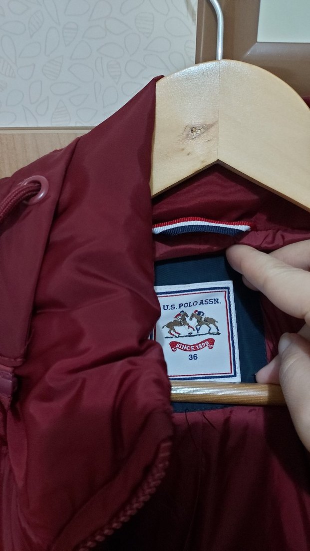 Bordo Kadın Midi Kışlık Ceket - Görsel 3