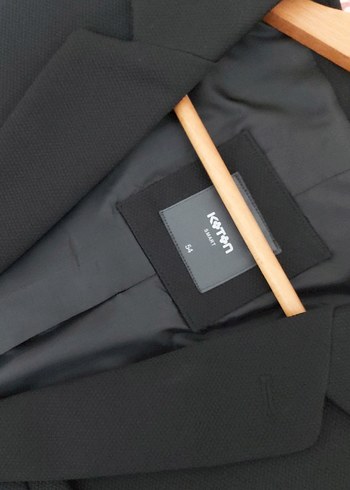 Erkek Siyah Düğmeli Ofis Takım Ceketi - Görsel 8