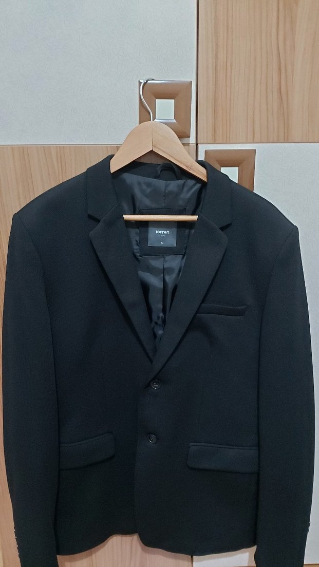 Erkek Siyah Düğmeli Ofis Takım Ceketi - Görsel 5