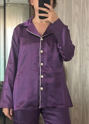 Doremi Parlak Mor Kadın Pijama Takımı