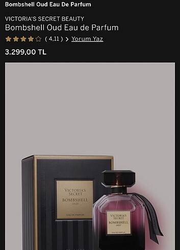 Beden Victoria's Secret Bombshell Oud