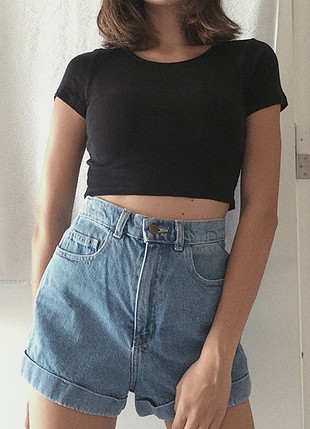 SİYAH BASIC T-SHIRT