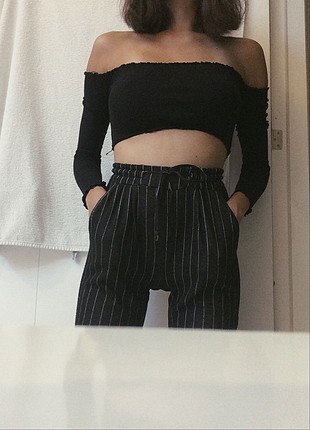 Vintage Love ÇİZGİLİ HAVUÇ PANTOLON
