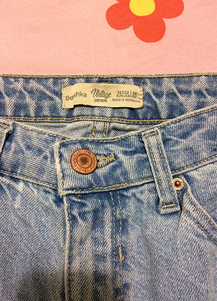 Bershka bershka vintage denim yüksek bel