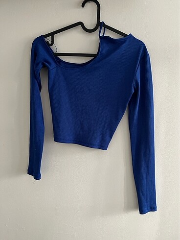 xs Beden lacivert Renk Saks mavisi bluz