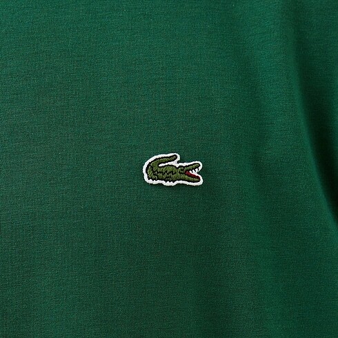 Lacoste YEŞİL BİSİKLET YAKA TSHIRT