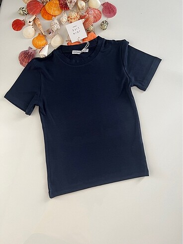 Oysho LACİVERT BİSİKLET YAKA TSHIRT