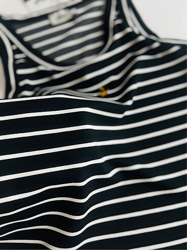 Beymen Club ÖNÜ LOGOLU ÇİZGİLİ ATLET TSHIRT