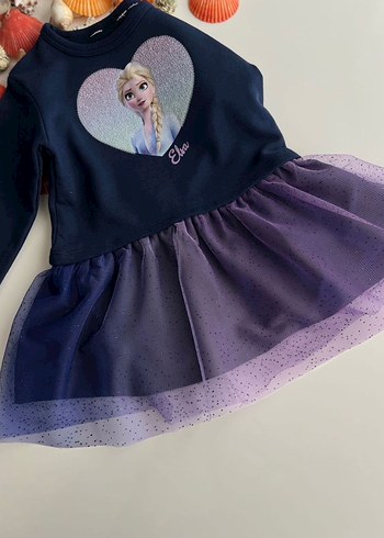 24-36 Ay Beden çeşitli Renk ELSA DESENLİ TÜLLÜ ELBİSE