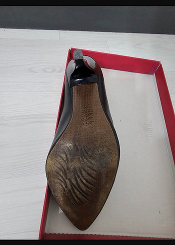 39 Beden siyah Renk Kadın Siyah Topuklu Stiletto Ayakkabı