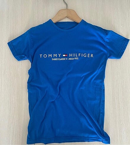 Erkek Tommy baskılı tişört m - l beden 2li paket