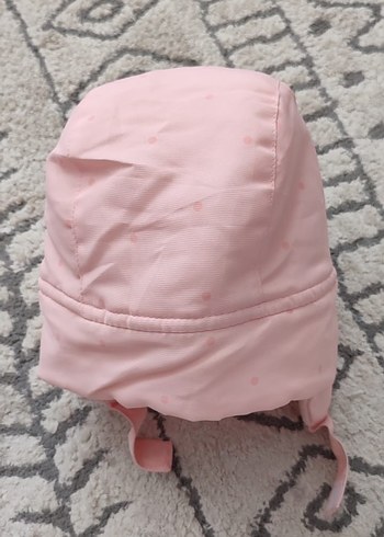 Kız Çocuk Pembe Kürklü Şapka
