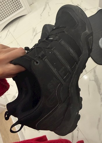 Siyah Bağcıklı Erkek Outdoor Spor Ayakkabı - Görsel 4