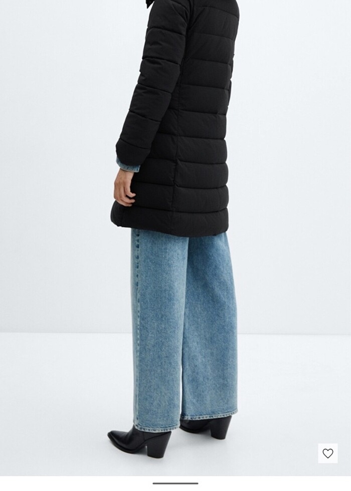 Kapüşonlu kapitone anorak - Görsel 4