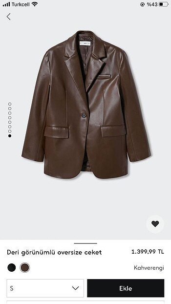 Satıldı! Cool bir ceket ???? - Görsel 2