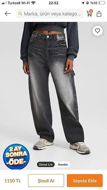 BERSHKA BAGGY JEAN