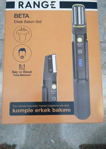 Range Beta Erkek Bakım Seti 2'si 1 Arada